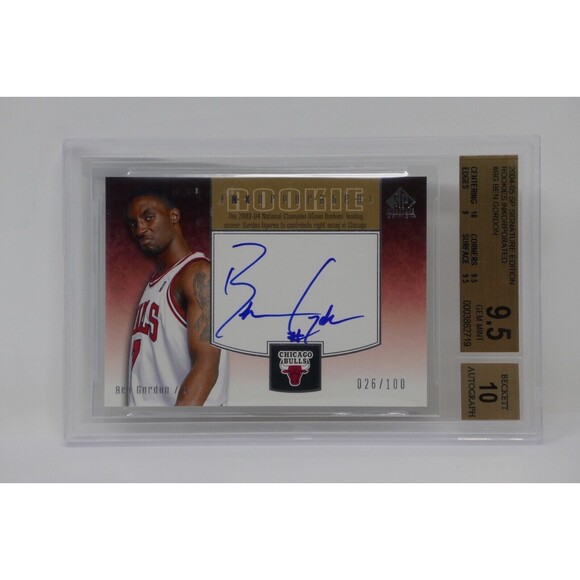 2004-05 SP Signature Edition Rookies Ben Gordon/100 Rookie...